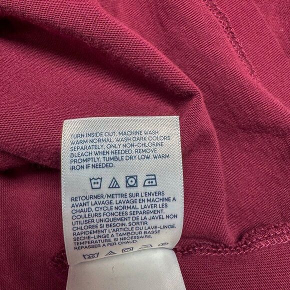 Lands End Super T Shirt Men XXL Red Athletic Casual Preppy Camp Outdoor Run Hike - Picture 8 of 11